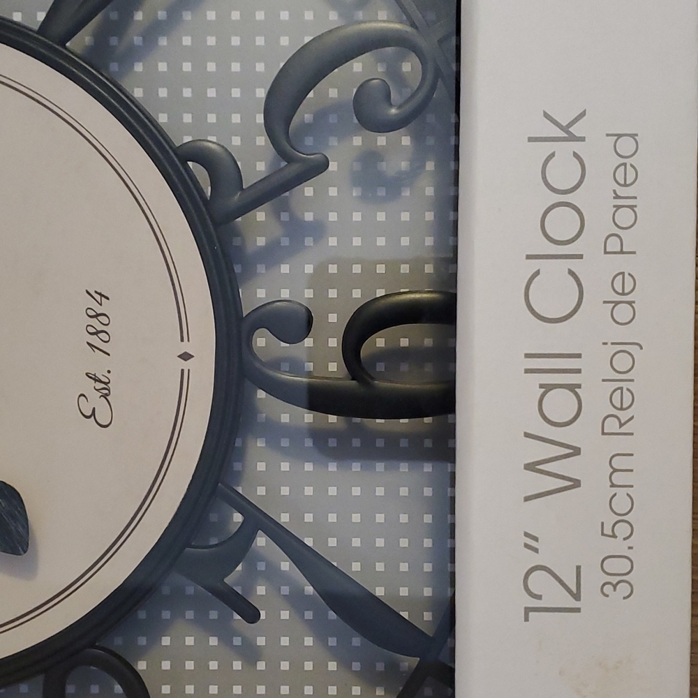 12 inch wall clock with open back.   Westclox brand.  New in box. - Picture 5 of 7